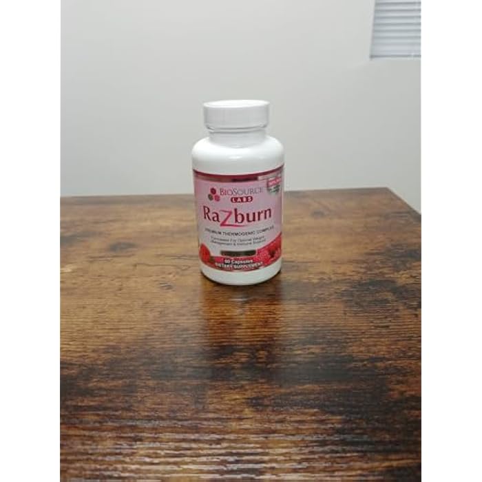 BioSource Labs Razburn Weight Management Supplement, Green Tea Extract, Caffeine & Botanical Blend, Energy & Metabolism Support Pills for Men & Women, 60 Capsules - Image 3