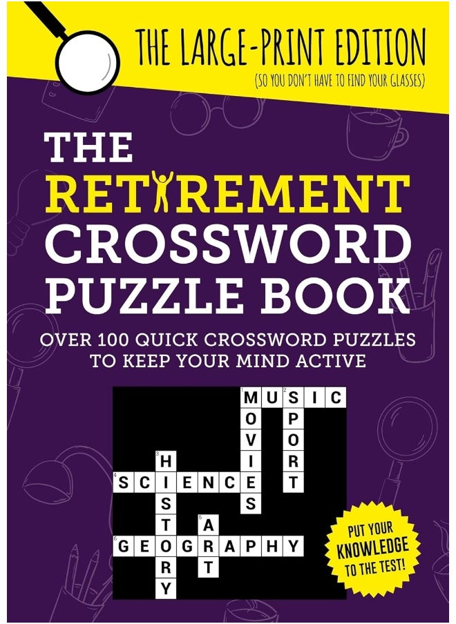 The Retirement Crossword Puzzle Book: Over 100 Quick Crossword Puzzles to Keep Your Mind Active  - Image 2