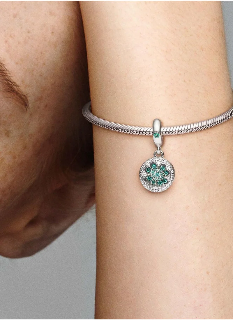 PANDORA Lucky Four Leaf Clover Dangle Charm
