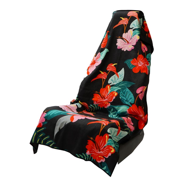 Sprints Athletic Running Towel, Full-Sized, Car Seat Cover - Performance Microfiber (Moonrise in Maui) - Image 1