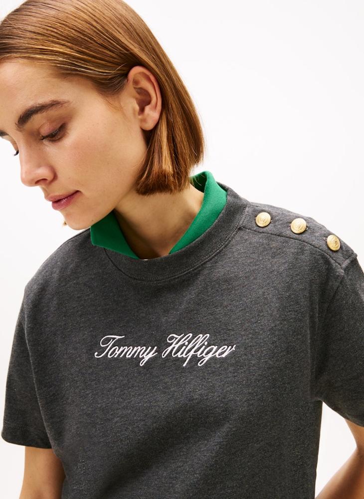 TOMMY HILFIGER Graphic Crew Neck T-Shirt - Image 3