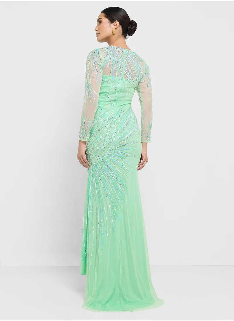 اميليا روز Embellished  Dress