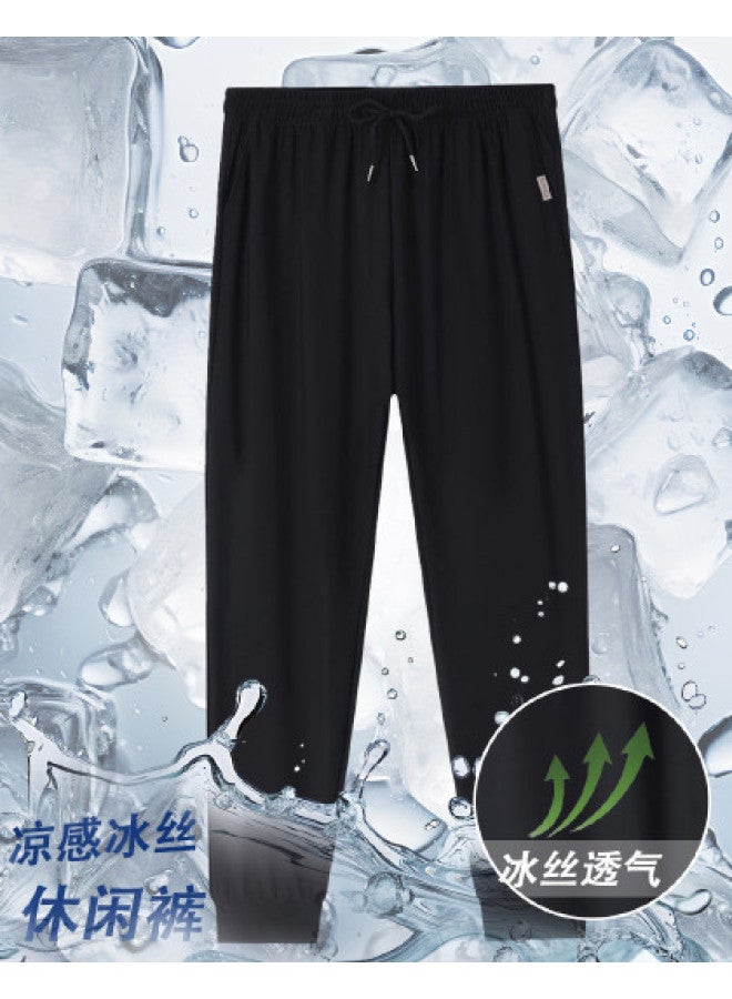 Fomoce men's Lightweight Breathable Drawstring Joggers - Spring/summer Stretchy Soft Casual Pants With Airy Cooling Design - Image 1