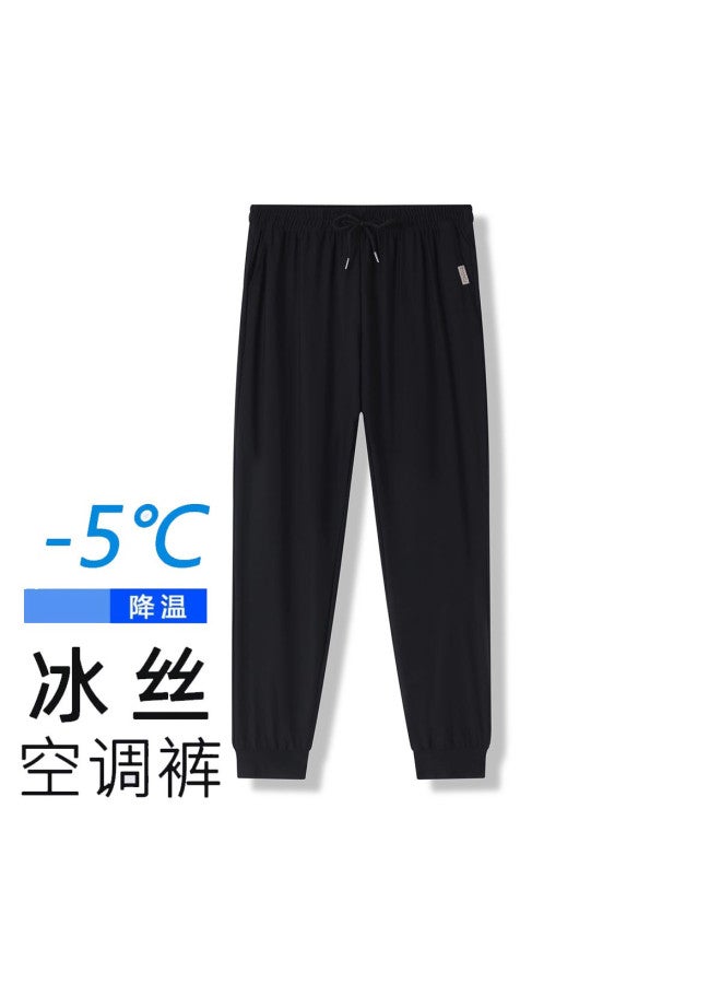 Fomoce men's Lightweight Breathable Drawstring Joggers - Spring/summer Stretchy Soft Casual Pants With Airy Cooling Design - Image 3