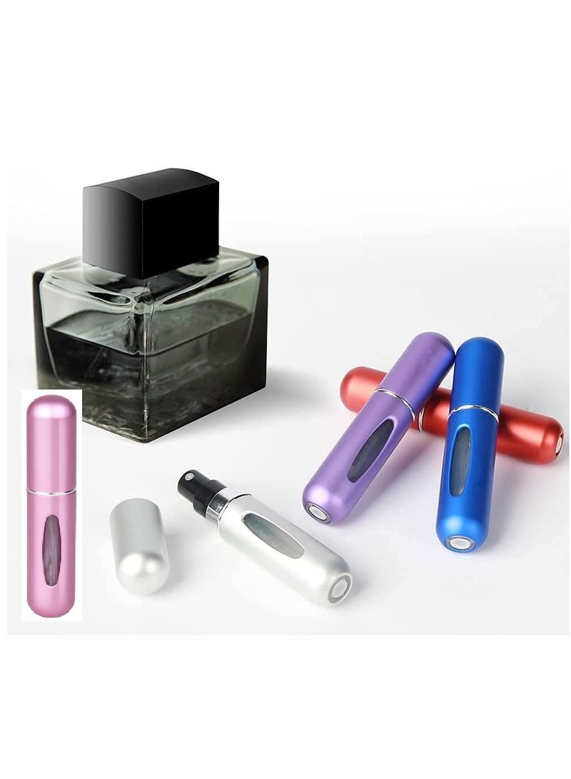 Multiuse Mini Perfume Bottles Portable Travel Atomizer Spray Refillable Perfume Bottle 5ml Set of 5PCs - Image 3