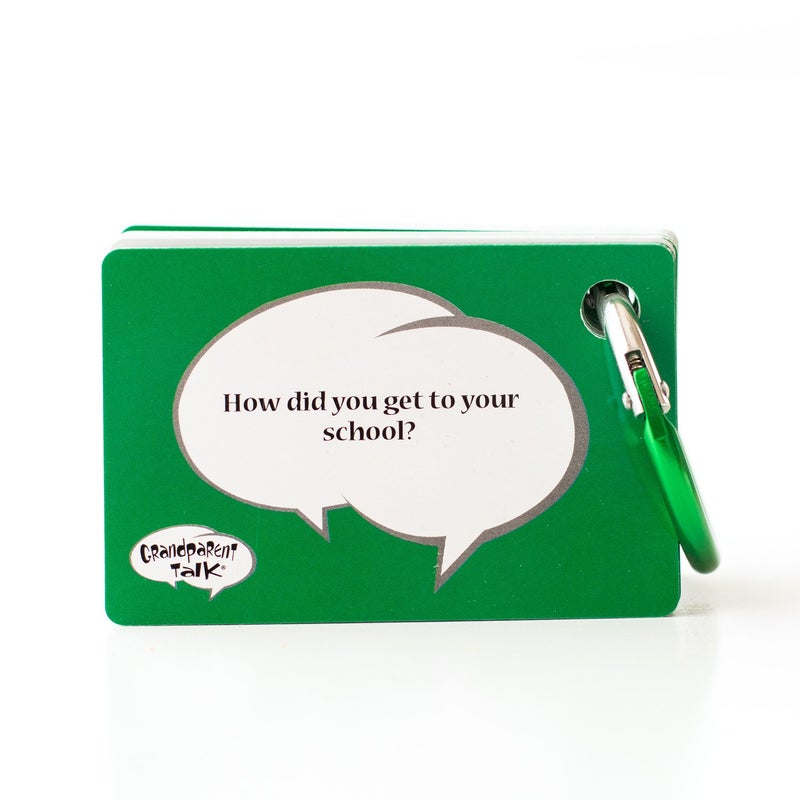 Continuum Games Around the Table Games Grandparent Talk Portable, Meaningful Conversation Starters - Image 3