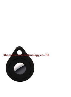 Drop Apple Airtag Protective Case Airtags Silicone Protective Case Apple Tracker Protective Case-Colour:Black-Applicable Model:Matching Bracelet