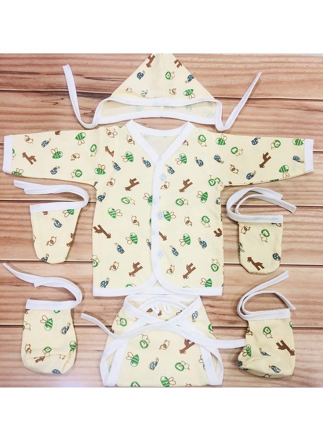 فاريتو مجموعة هدايا ملابس أساسية يومية من Born Baby، مجموعة هدايا استحمام الطفل، للجنسين (من 0 إلى 3 أشهر، إجمالي العناصر: 30، عبوة من 6 مجموعات، مزيج من القطن، متعدد الألوان) - Image 3