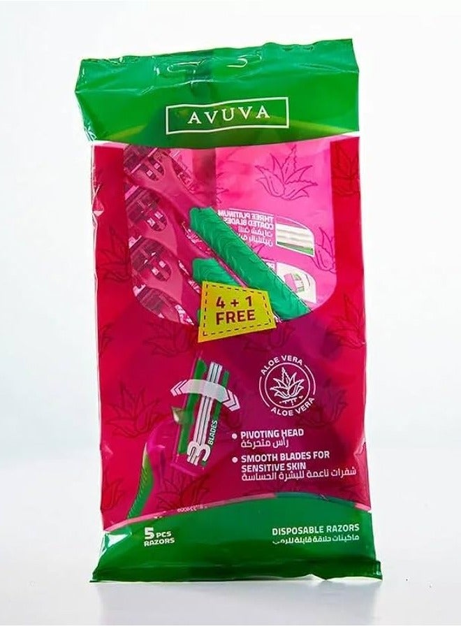 AVUVA SHAVING BLADES WOMEN 5 PCS