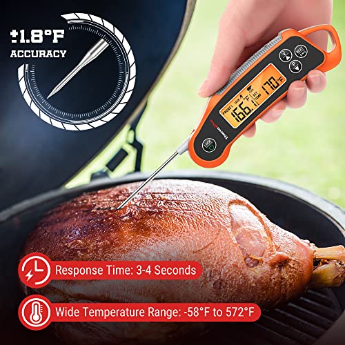 ThermoPro TP710 Instant Read Meat Thermometer Digital for Cooking, 2-in-1 Waterproof Kitchen Food Thermometer with Dual Probes and Dual Temperature Display for Oven, Grilling, Smoker & BBQ - Image 4