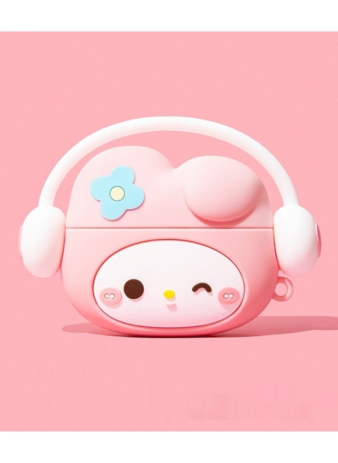 Generic For Bluetooth Headset Airpods 3 Generation Protective Case - My Melody  Protective Case - Silicone Drop Resistant Waterproof Case  - Image 1