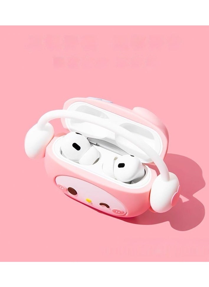 Generic For Bluetooth Headset Airpods 3 Generation Protective Case - My Melody  Protective Case - Silicone Drop Resistant Waterproof Case  - Image 2