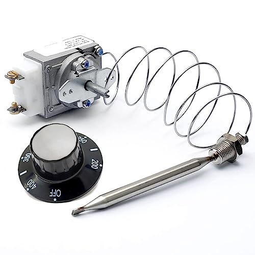 Mhrxusd RX-1-36 Thermostat for Fryer 1/4" Mpt Stuff Box, 60125401 Compatible With Pitco and Royal Range 3113, Deep Fryer 200-400F - Image 1
