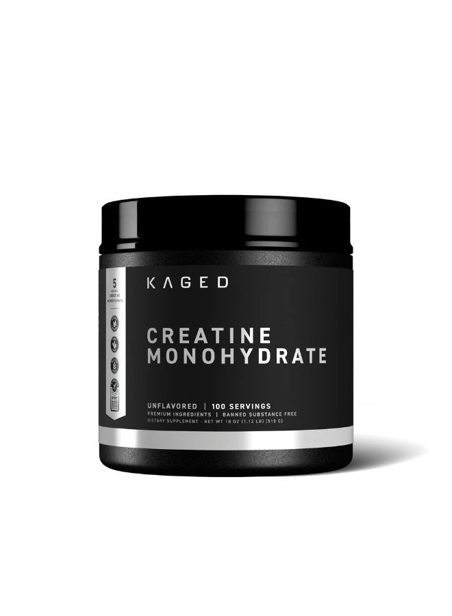 KAGED MUSCLE Kaged Creatine Monohydrate Powder | Unflavored |510 G - Image 1