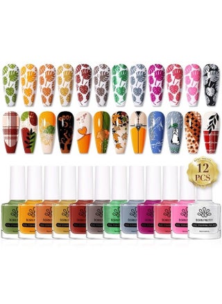 Stamping Nail Polish 12Colors Fall Winter Stamping Polish Set for Stamp Nails - pzsku/ZC9CDC5A6DD1B399C9B53Z/45/_/1692573181/89c5a319-66b6-4c99-8b1a-1885564c9b46
