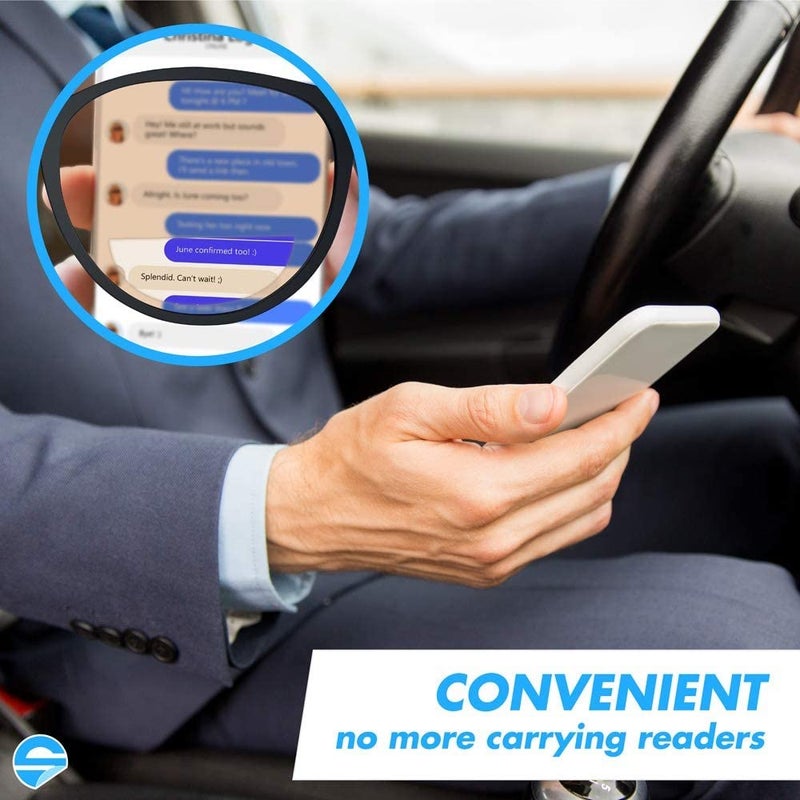 StickTite Lenses Small 28mm (Single Pack) â€“ Stick-on bifocal lenses - Instantly convert sunglasses into magnified, bifocals. Reusable lenses (1 pair) 1.75 diopter - Image 3