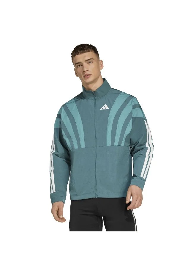 adidas Adidas Adizero A Jkt M Green Jacket Jackets For Men