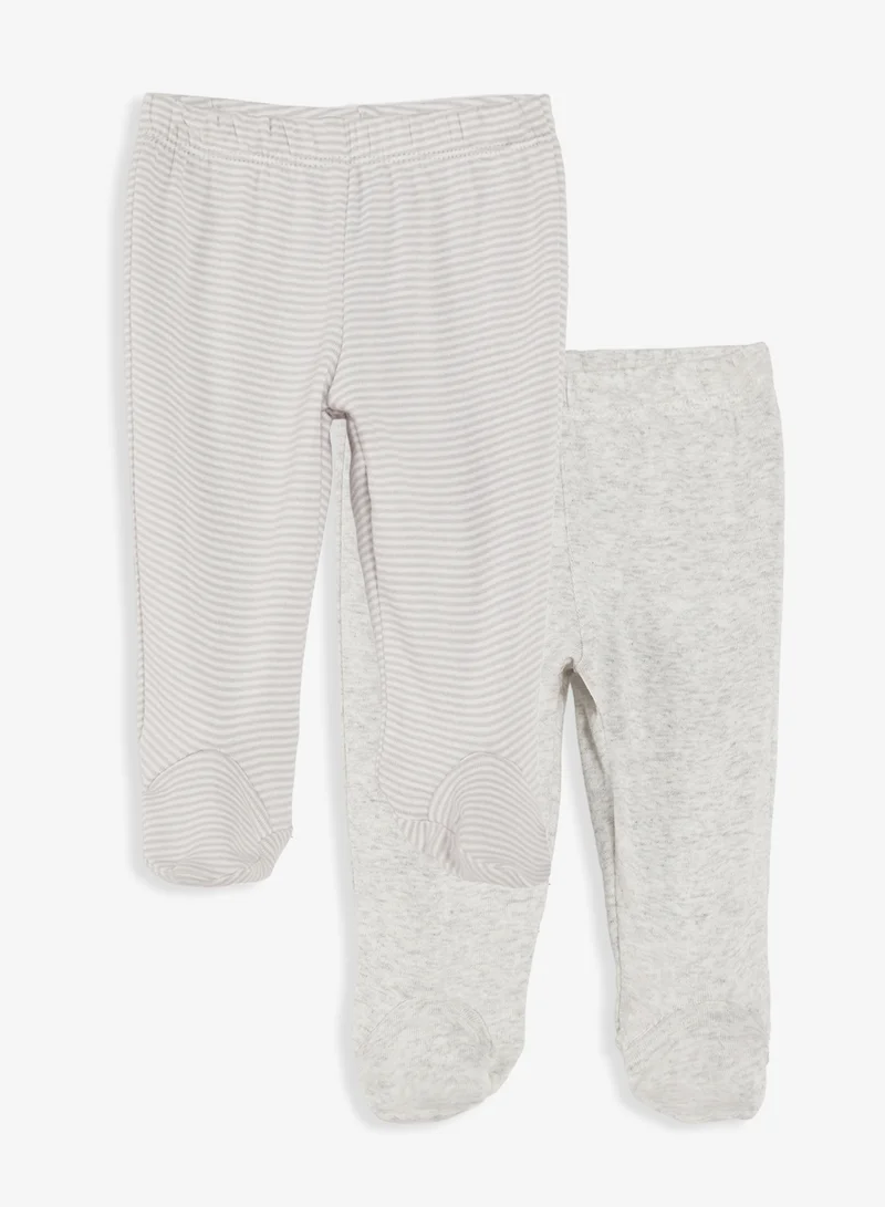 كارترز بنطلون أطفال بقطعتين مع أقدام