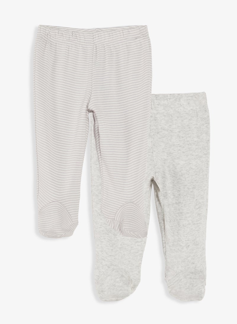 كارترز بنطلون أطفال بقطعتين مع أقدام - Image 1