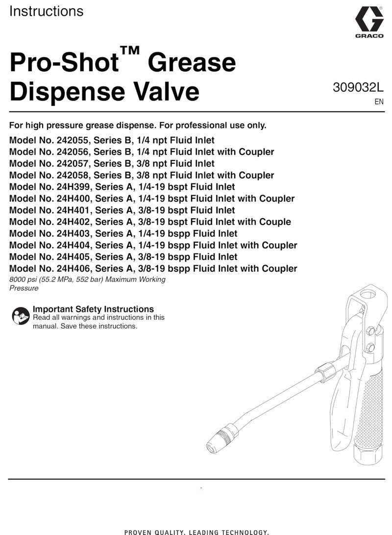 Graco 1/4" NPT Proshot Grease Handle 242056/242-056 - Image 3
