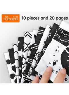 TUMAMA KIDS Black and White cloth books- set of 4  - Image 4