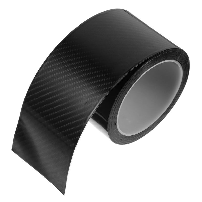 Carbon Fiber Car Door Edge Wrap Film Scratch Guard Self Adhesive Roll - Image 2