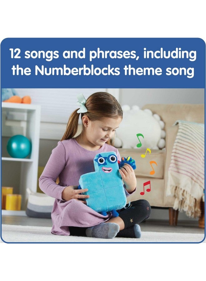 hand2mind hand2mind Sing-Along Numberblock Five, Music Toys, Numbers for Toddlers, Preschool Learning Math Toys, Light Up Stuffed Animal Plushies, Counting Blocks, Kids Birthday Gifts, Easter Basket Stuffers - Image 3