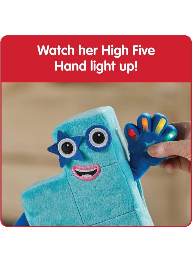 hand2mind hand2mind Sing-Along Numberblock Five, Music Toys, Numbers for Toddlers, Preschool Learning Math Toys, Light Up Stuffed Animal Plushies, Counting Blocks, Kids Birthday Gifts, Easter Basket Stuffers - Image 2
