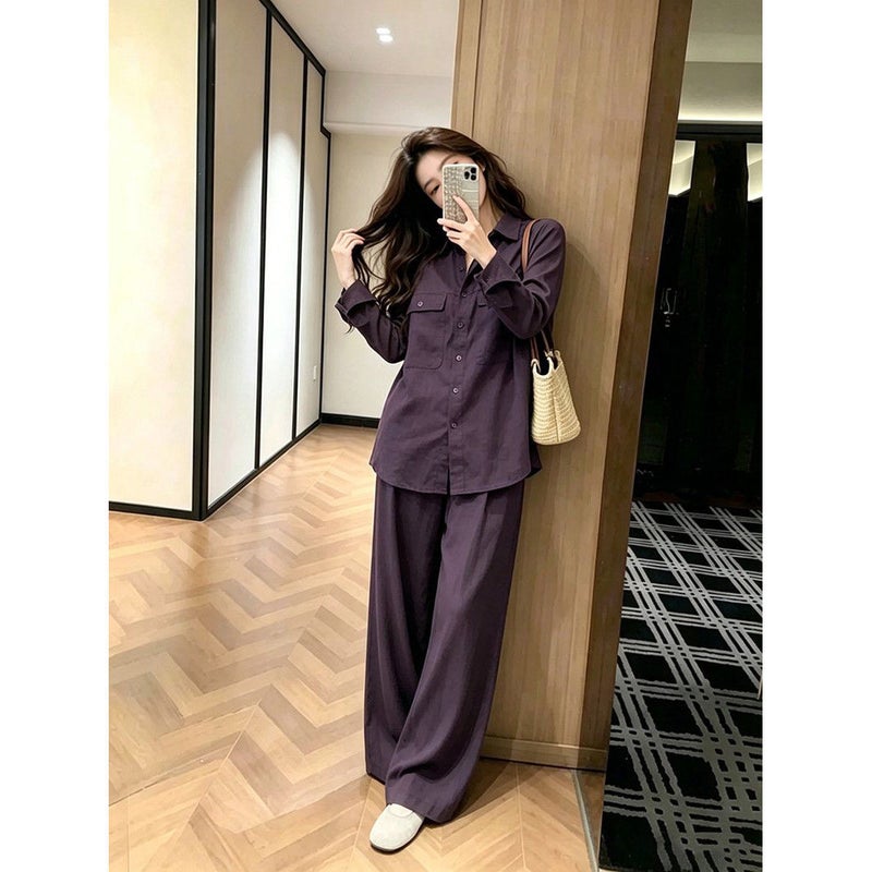 Women's Casual Co Ord Set in Linen-Like Fabric - Image 3