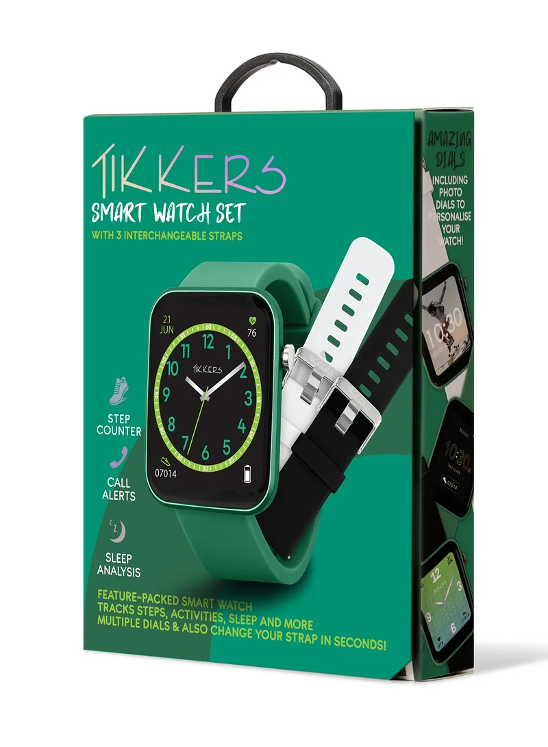 Tikkers Tikkers Kids Series13 Smart Green Interchangeable Strap Watch