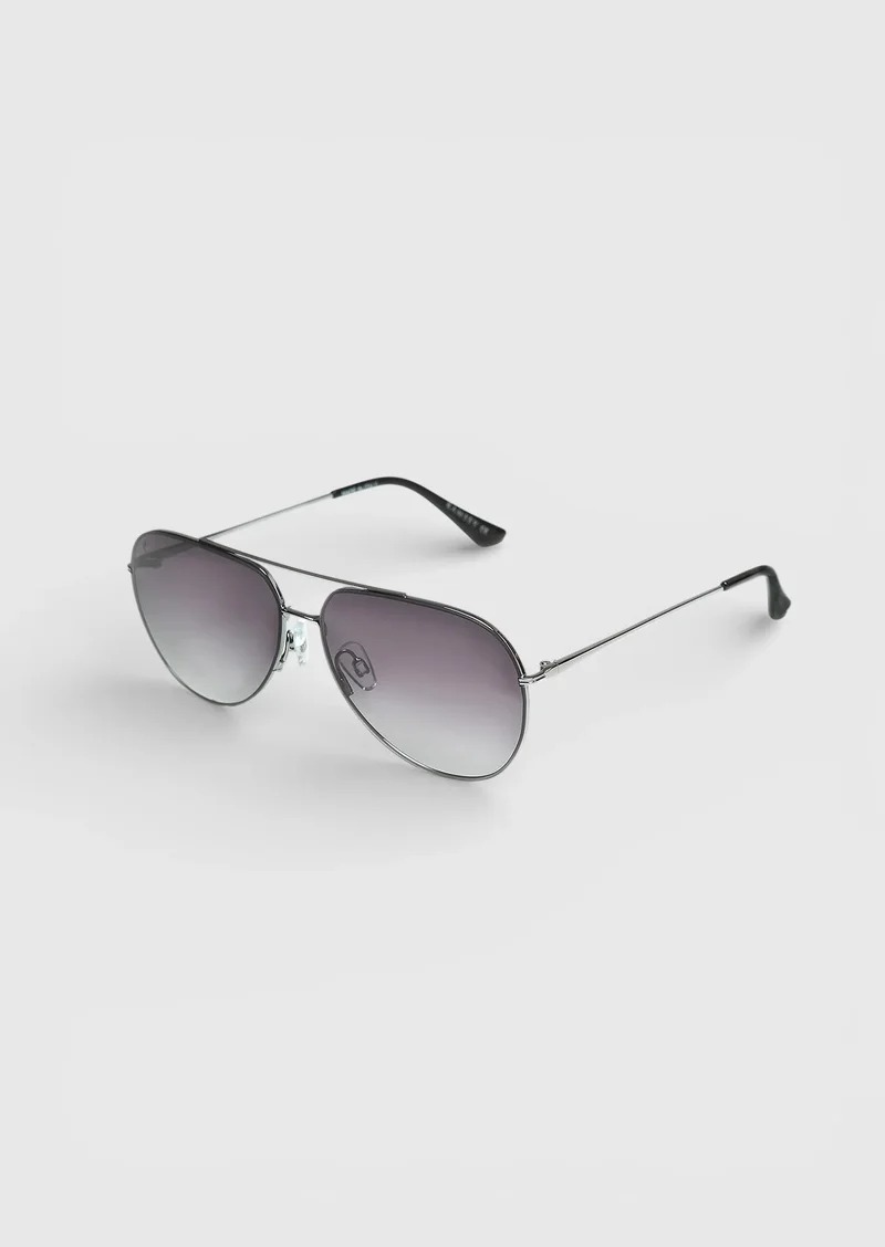 Ramsey Dark Grey Glasses