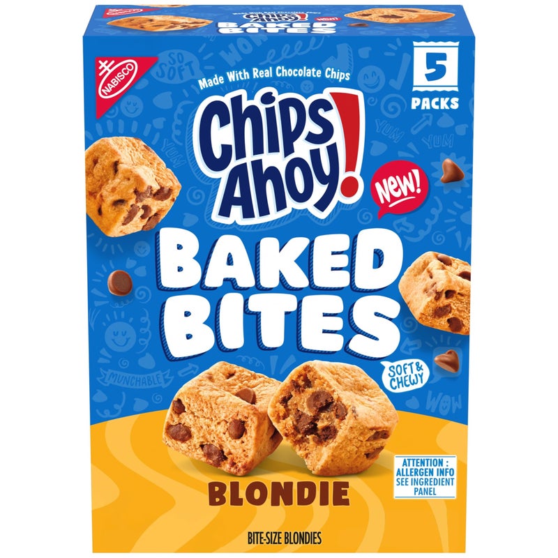 CHIPS AHOY! Baked Bites, Blondie, 5-1.5 oz Snack Packs (5 Bites per Pack) - Image 1