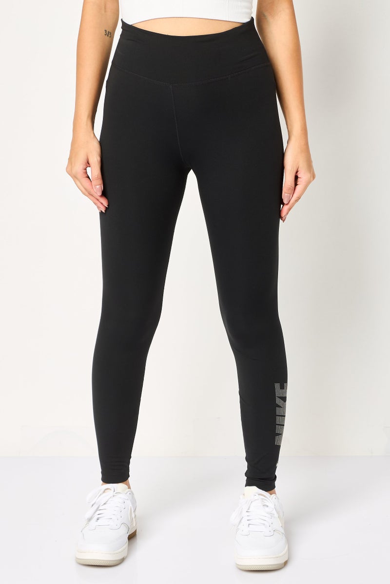 Nike ليجنز تدريب ضيقة للنساء 7/8، سوداء - Image 1