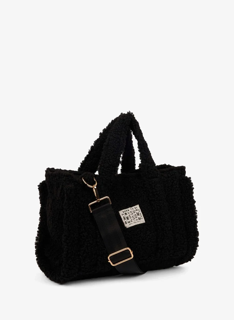 DeFacto Basic Plush Crossbody Bag