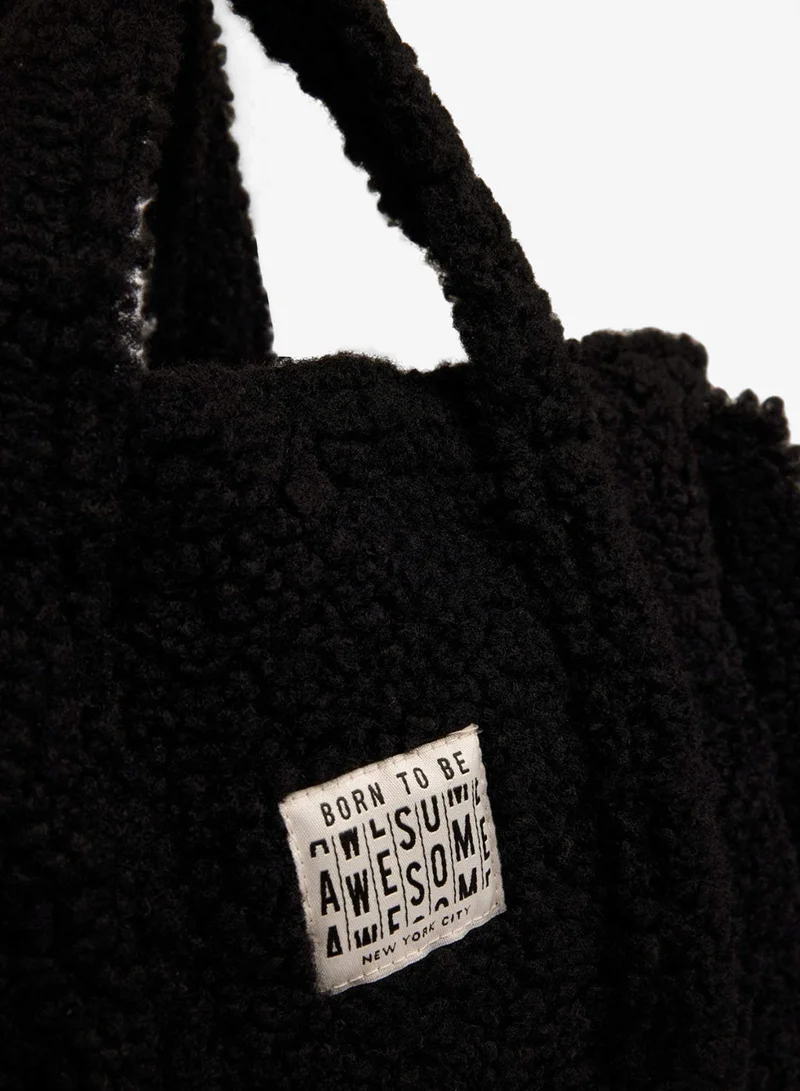 Defacto  Basic Plush Crossbody Bag  | Best Price UAE