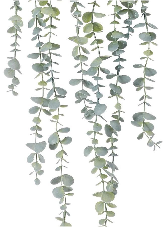 Generic Fake Hanging Plants in Pots Artificial Ivy Vine Leaves for Home Kitchen Garden Office Wall Mounted Shelf Decor 2 Pack Looks  - Image 3