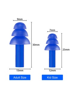 Bememo 6 Pairs Kids Ear Plugs Swimming Noise Cancelling Reusable Earplugs For Sleeping And Swimming 6 Assorted Colors (Fresh Colors)  - Image 4