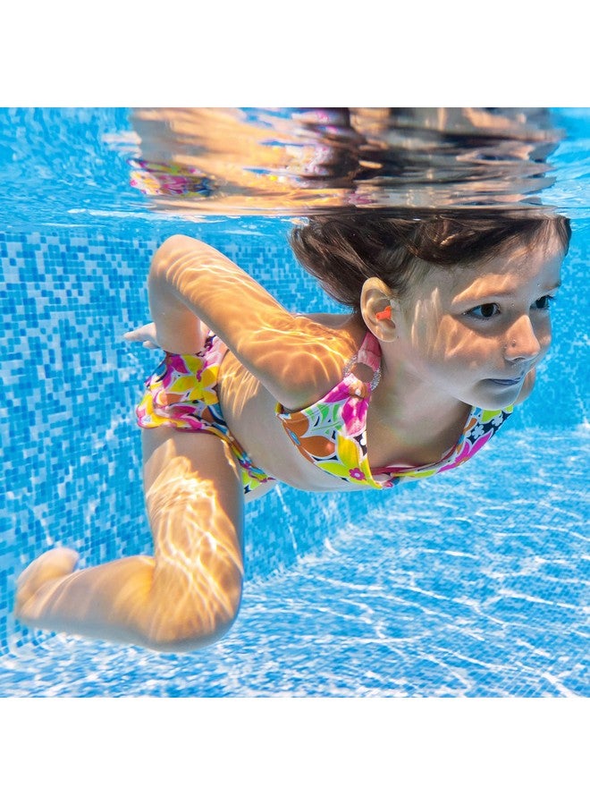 Bememo 6 أزواج من سدادات الأذن للأطفال للسباحة مانعة للضوضاء قابلة لإعادة الاستخدام لساعات النوم والسباحة 6 ألوان متنوعة (ألوان جديدة) - Image 5