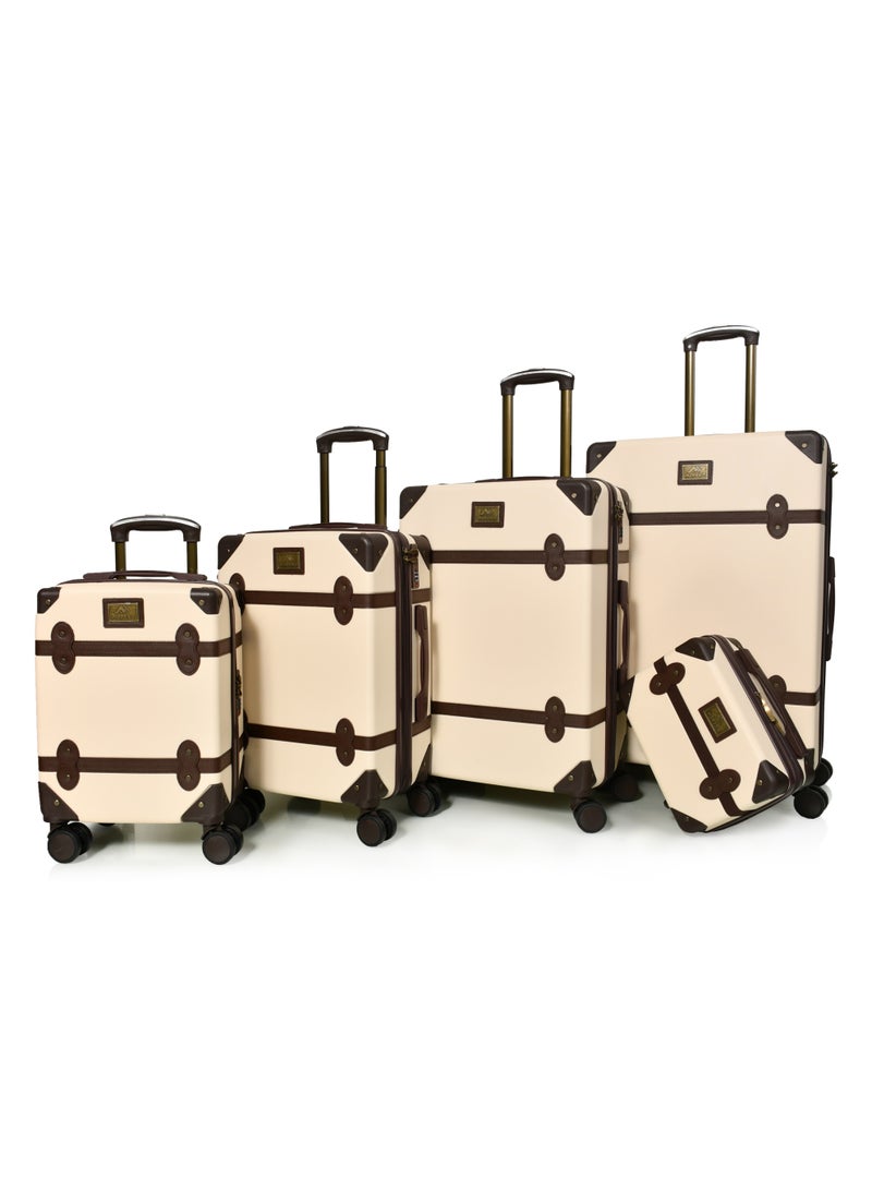 مورانو شنط سفر من مورانو مكون من خمس قطع لون بيج - Image 2