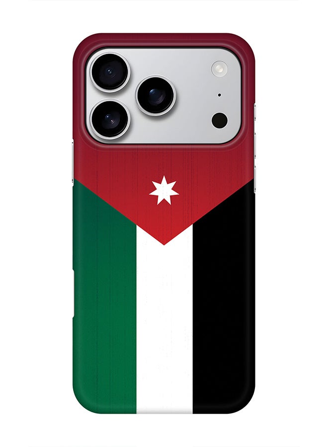 Stylizedd For iPhone 17 Pro,Case, [Compatible with MagSafe] Magnetic cover Slim fit Protection Matte, - Flag Of Jordan