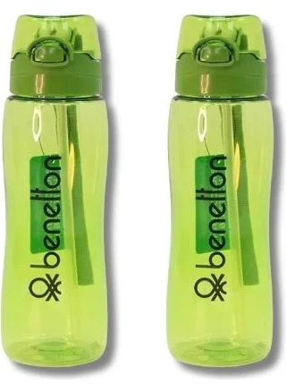 Benetton Tritan Water Bottle Set 2 Pieces Green