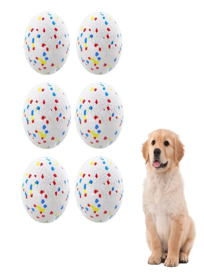 Mloowa Dog Toy Balls 6 Pack -，Interactive Tennis Balls for Aggressive Chewers, Indestructible Chew Toys for Puppy Teething, Keep Dogs Busy, Suit for Medium Small Breed - Image 1