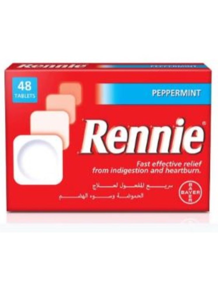BAYER Rennie Peppermint Antacid - Image 1