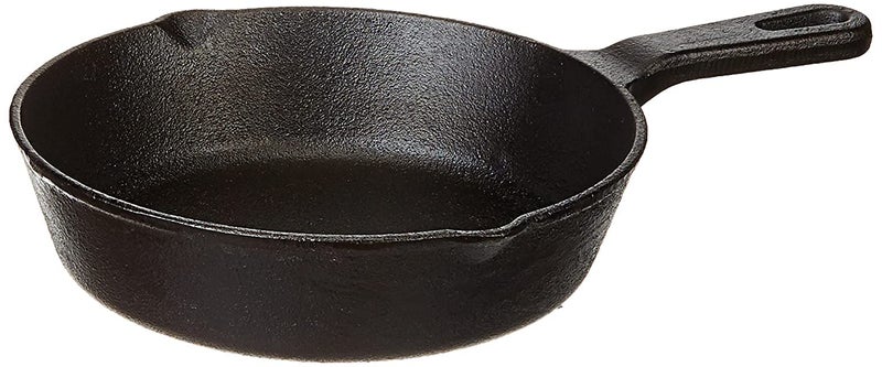 ATEVON Cast-Iron Fry Pan, 20cm, Pre-Seasoned, Induction Compatible - Durable Cookware - Image 1
