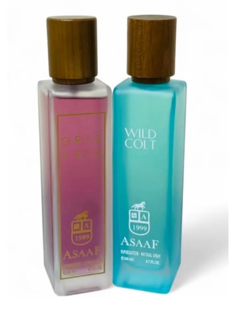 عسافكو  عطر جريس إريك 200 مل أو دو بارفان و عطر وايلد كولت 200 مل أو دو بارفان - Image 2