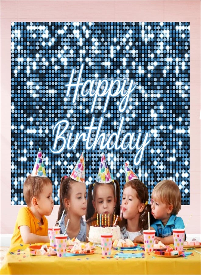 Party Baazaar Blue Birthday Backdrop 5x4 Ft | Backdrops for Decoration | Birthday Decoration Backdrop | Banner for Kids Theme Party - Image 4