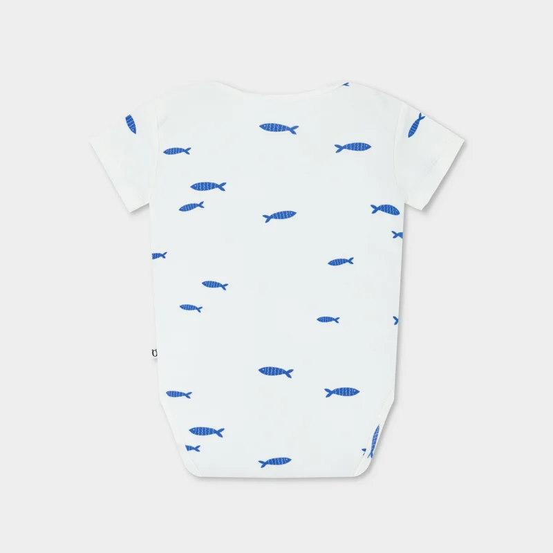  ميكو كيدز Panda Short Sleeve Bodysuit