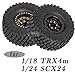 hopsupRC RC Full Brass 10in Beadlock RC Truck Tires Wheels Tires Upgrades Part for 118 124 Trx4m Axial SCX24 RC CrawlerRC Wheels Hops Up4pcs Black - Image 4
