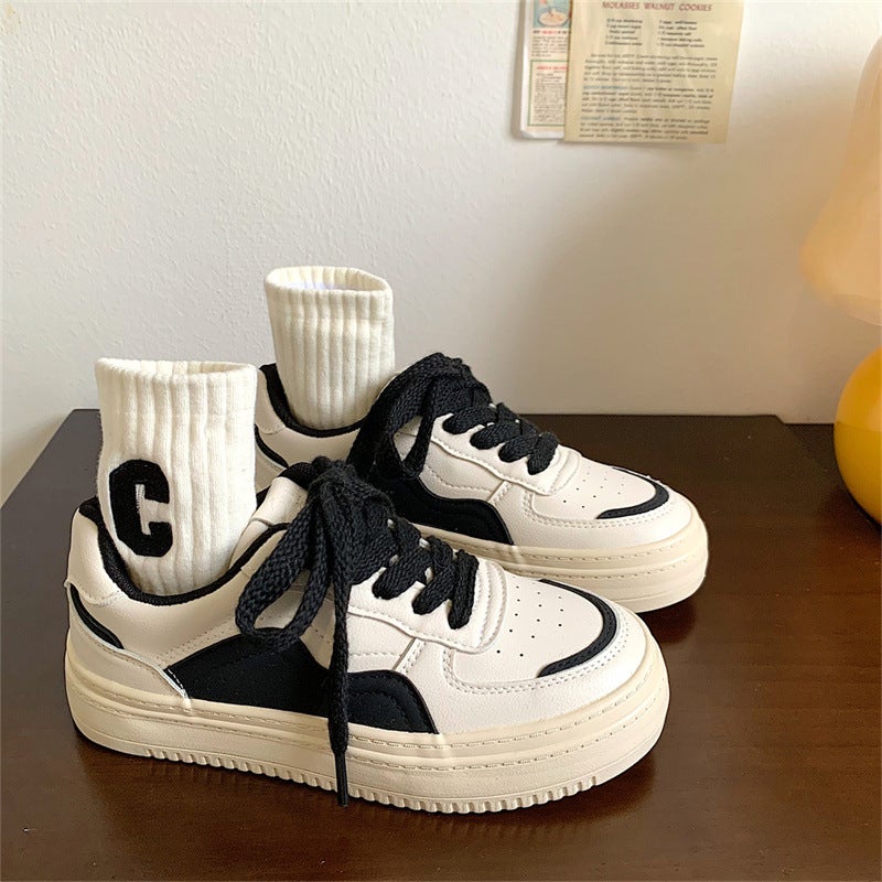 Women's Retro Thick Sole Sneakers 2026 Spring - Image 2