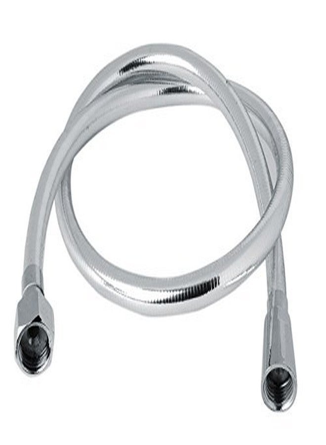 SHRUTI Brass Health faucet With 2 Mtr Flexible Full Silver Shower Tube And Abs Chrome Plate Stand - (1172,1167 Full Cp) - Image 2